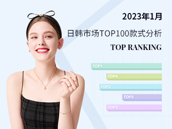 日韩材质--2023年1月日韩市场TOP100款式分析